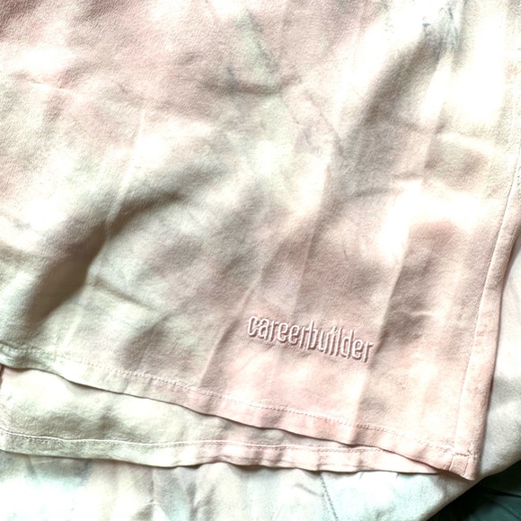 Gypsy 05 silk strapless maxi dress with ruffle tube top style tie dye pastel sm - Picture 11 of 13